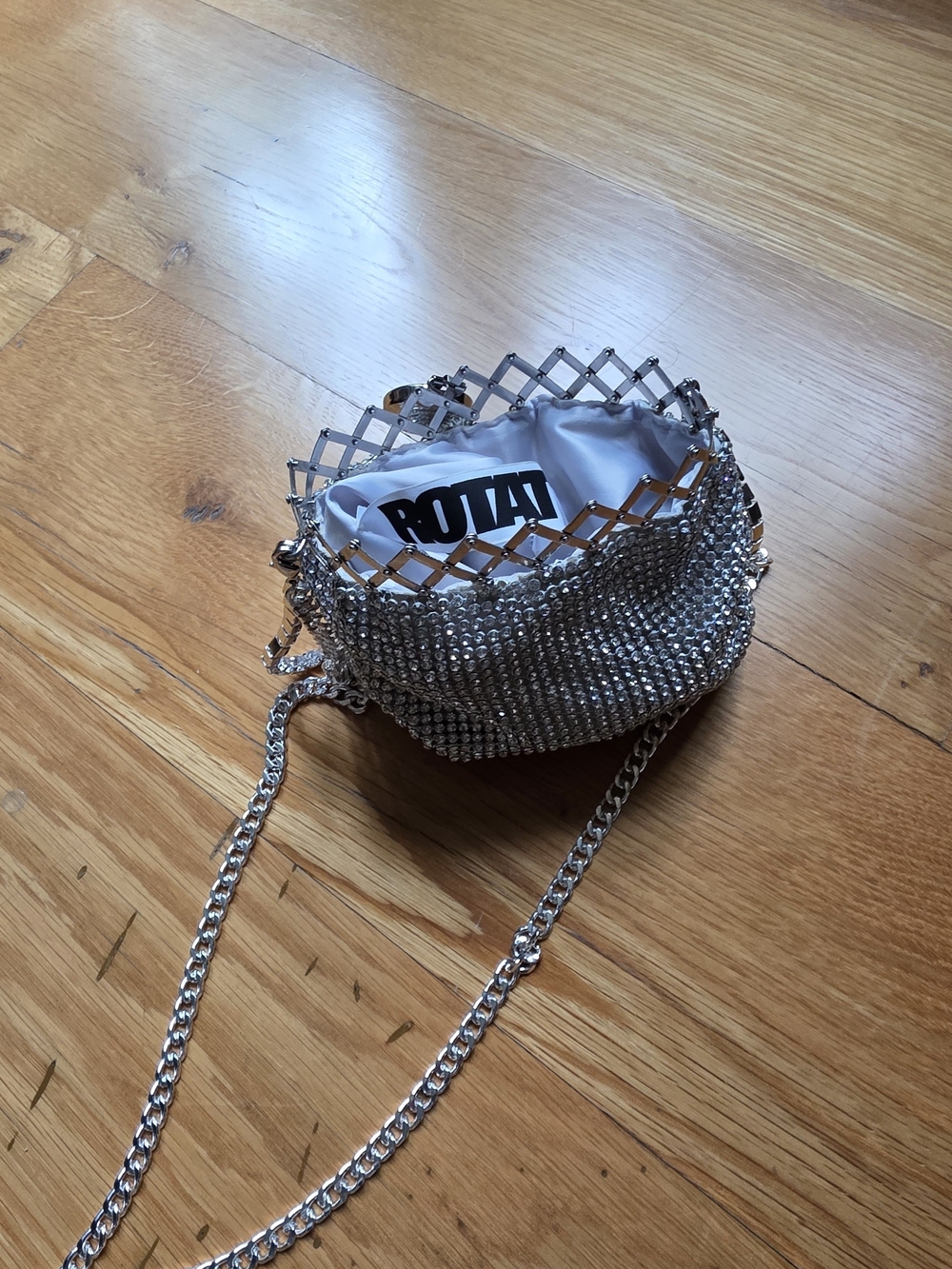 Rotate Rhinestone Bag